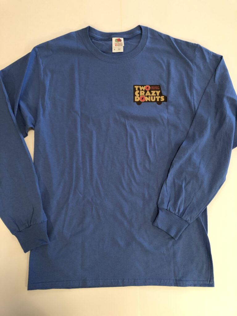 #TCD Long Sleeve Shirts – Blue – Two Crazy Donuts